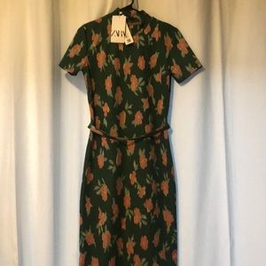 Zara belted dress